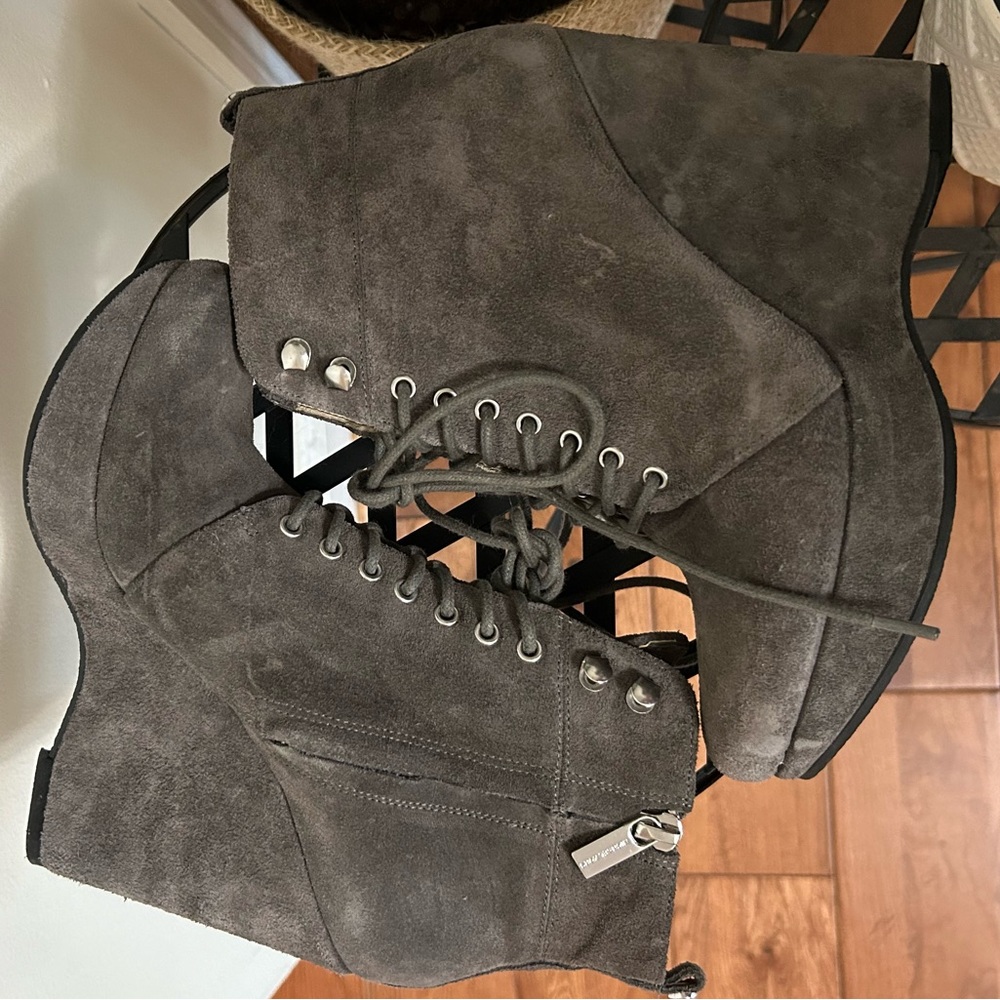 Gray Wedged Micheal Kors Booties